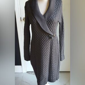 Calvin Klein Dark Gray Knit Sweater